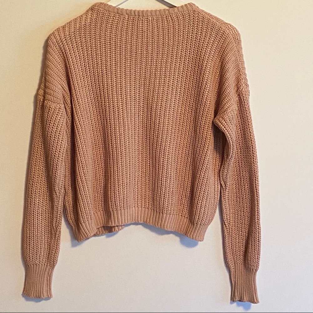 Brandy Melville Knit Cropped Sweater - Picture 3 of 3